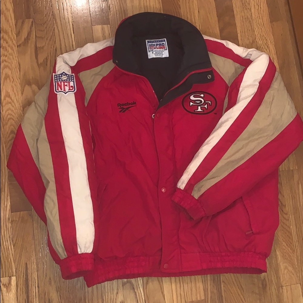 Vintage San Francisco 49ers Reebok pro line